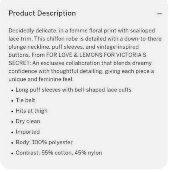 For LOVE & LEMONS FOR VICTORIA’S SECRET: Melrose Robe - Picture 10 of 16